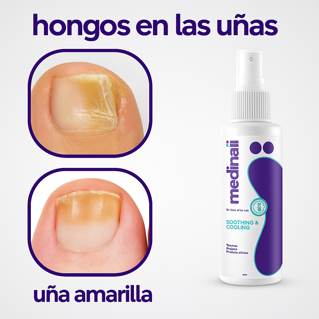 Spray Natural para Uñas – Antihongos | Eficacia Visible en 2 Semanas