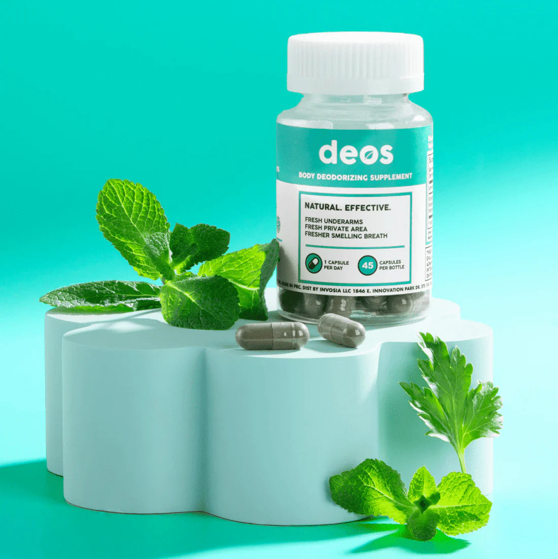 "DEOS™ – Cápsulas refrescantes con ingredientes naturales"