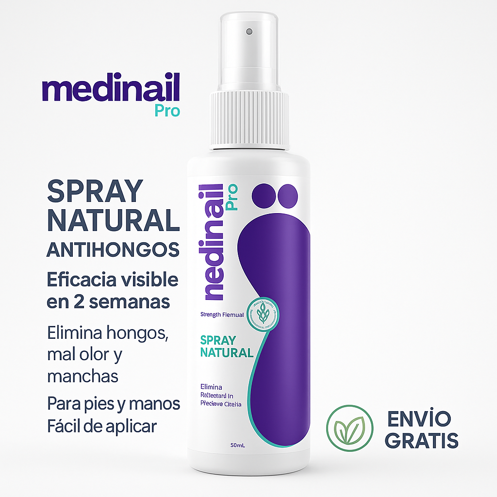 Spray Natural para Uñas – Antihongos | Eficacia Visible en 2 Semanas